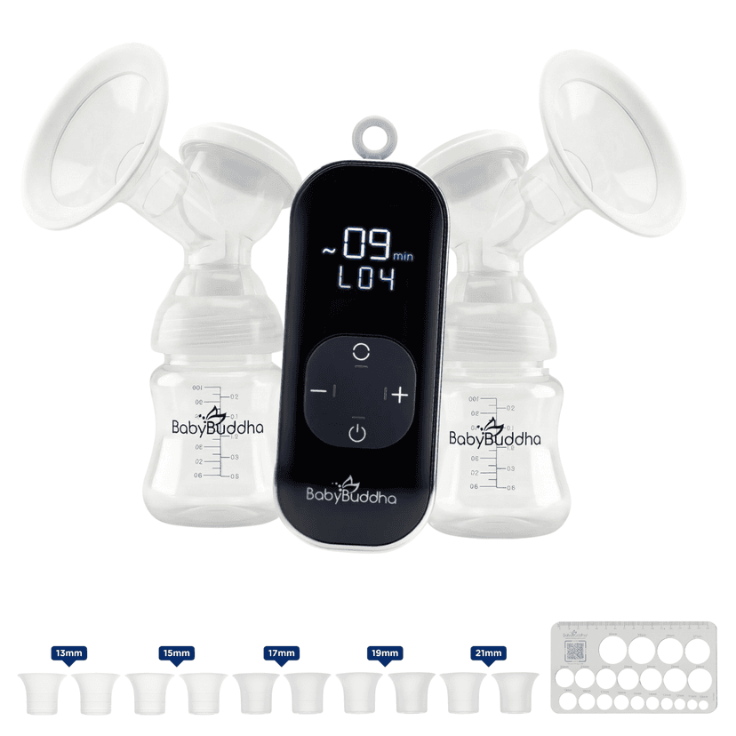 BabyBuddha 2.0 portable breast pump with 290 mmHg suction