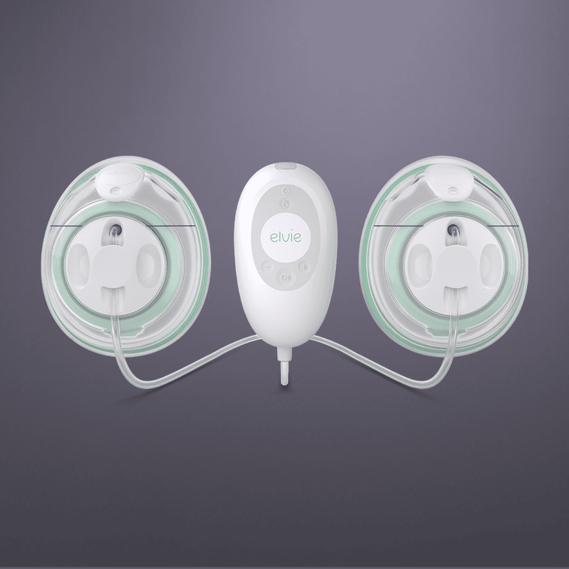 Elvie Stride wearable breast pump with in-bra design